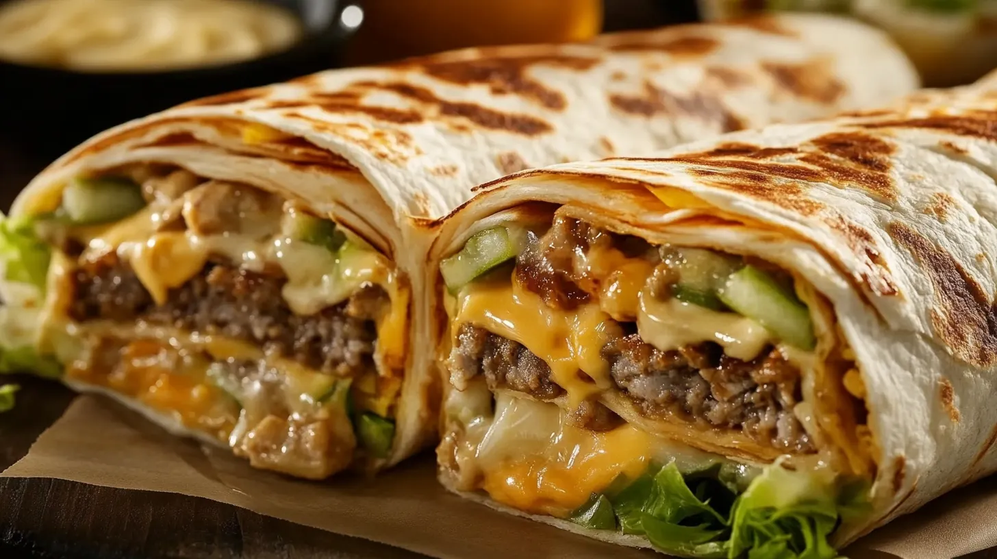The Best Homemade Big Mac Wraps With Special Sauce