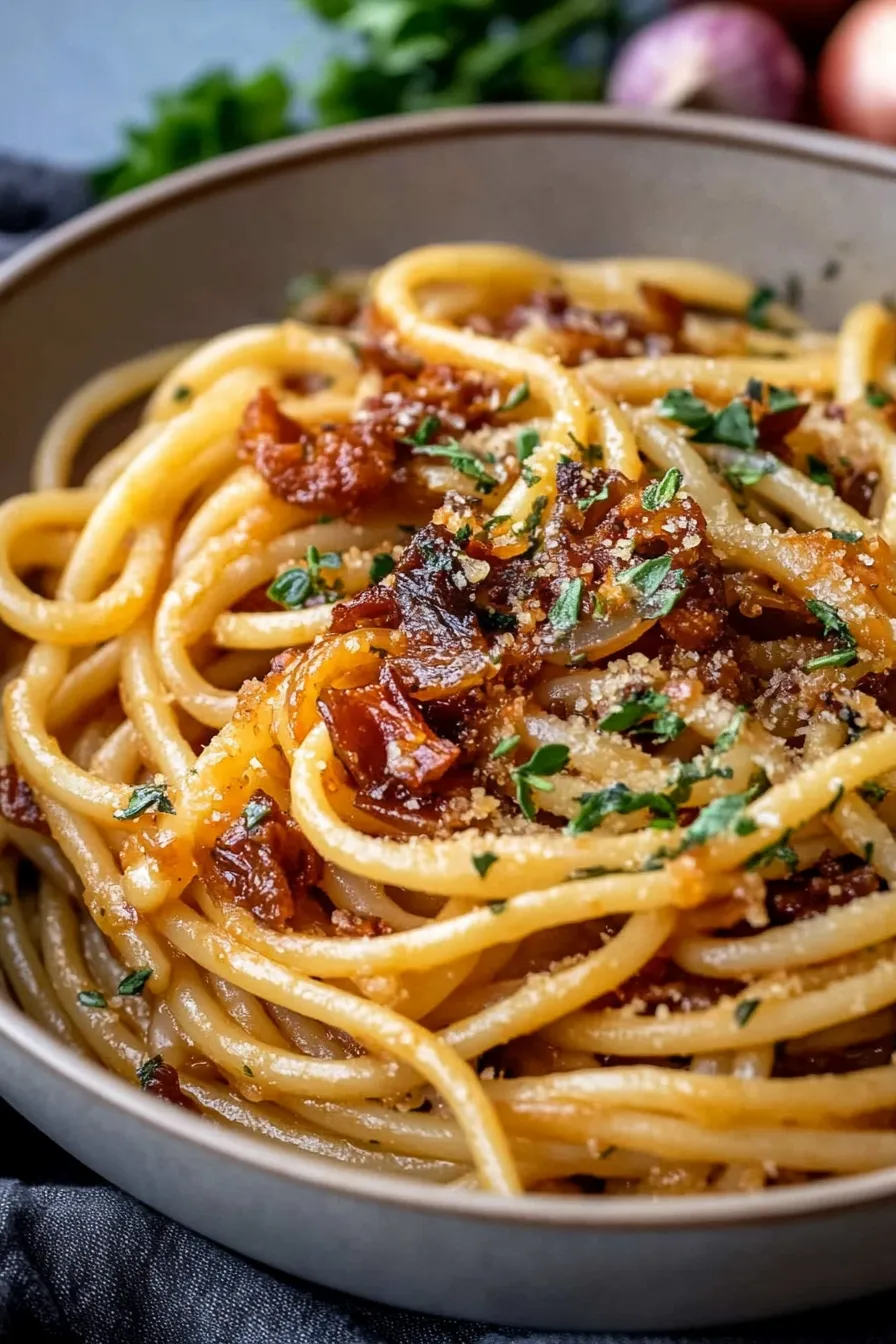 The Best Caramelized Onion Pasta Recipe