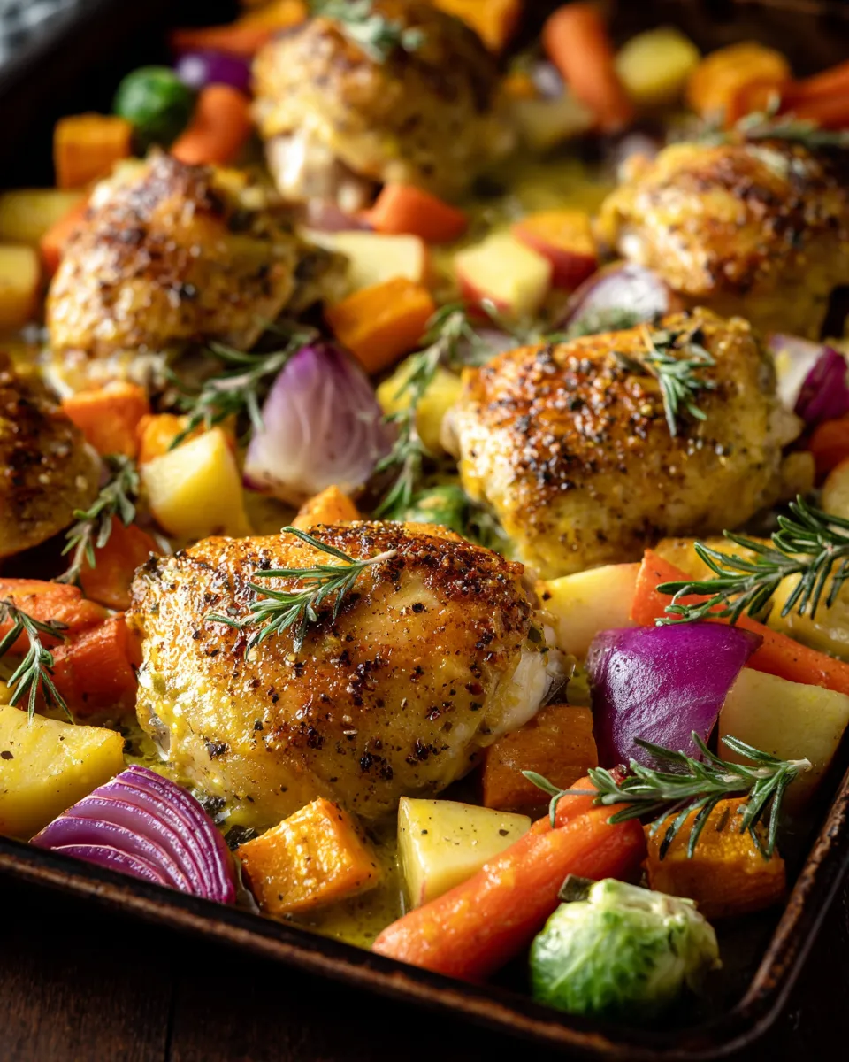 The Best Autumn Chicken Sheet Pan Dinner Recipe