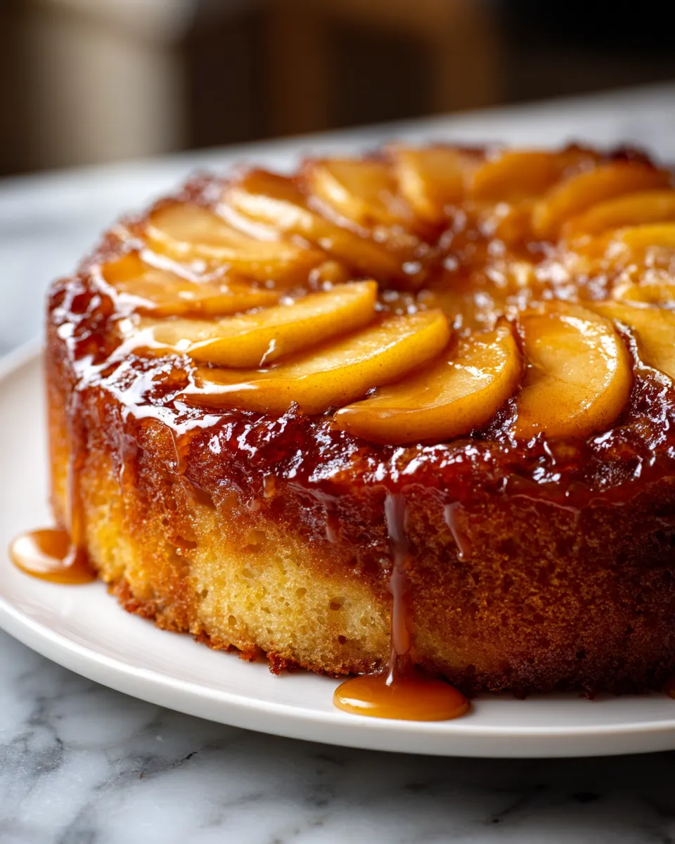 The Best Caramel Apple Upside-Down Cake Recipe