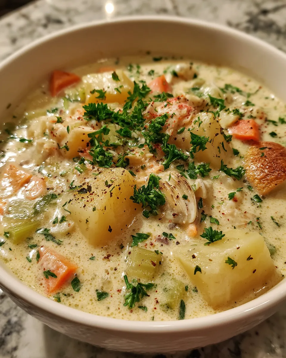 The Best Creamy New England Clam Chowder Recipe