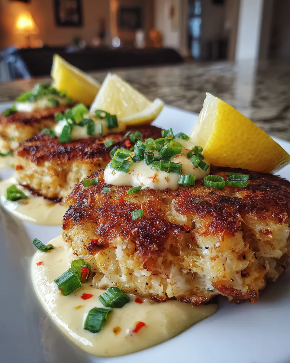 Irresistible Classic Maryland Crab Cakes with Lemon Aioli Recipe