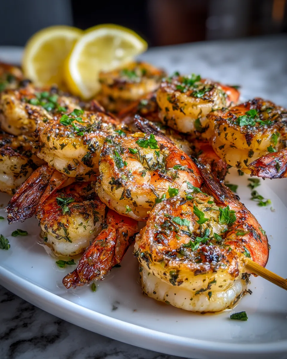 The Perfect Grilled Garlic and Herb Shrimp Skewers Recipe