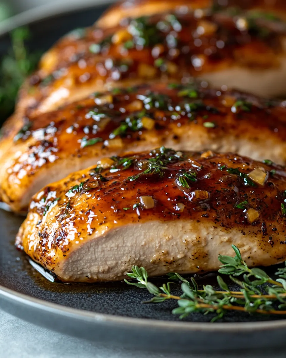 Brown Sugar Mustard Glazed Turkey Breast Recipe