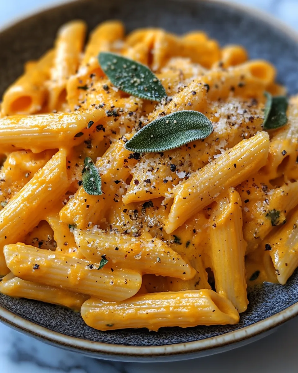 The Best Creamy Butternut Squash & Sage Pasta Recipe