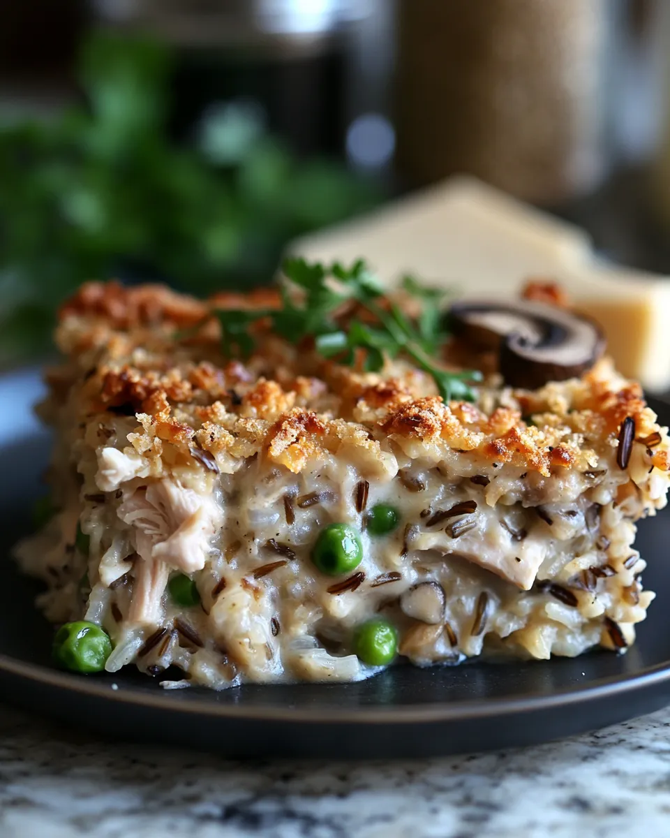 Turkey and Wild Rice Casserole Recipe