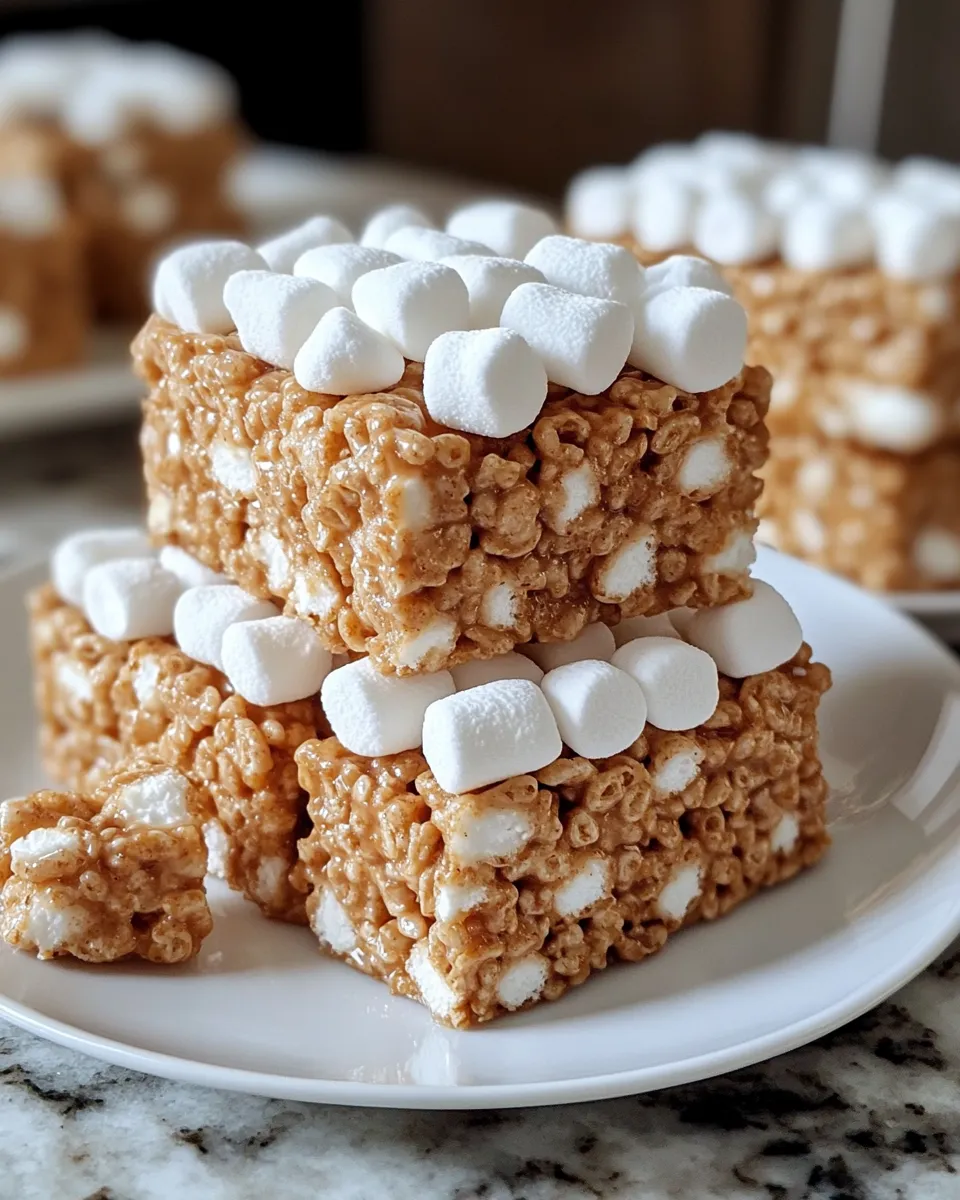 Pumpkin Spice Rice Krispie Treats Recipe