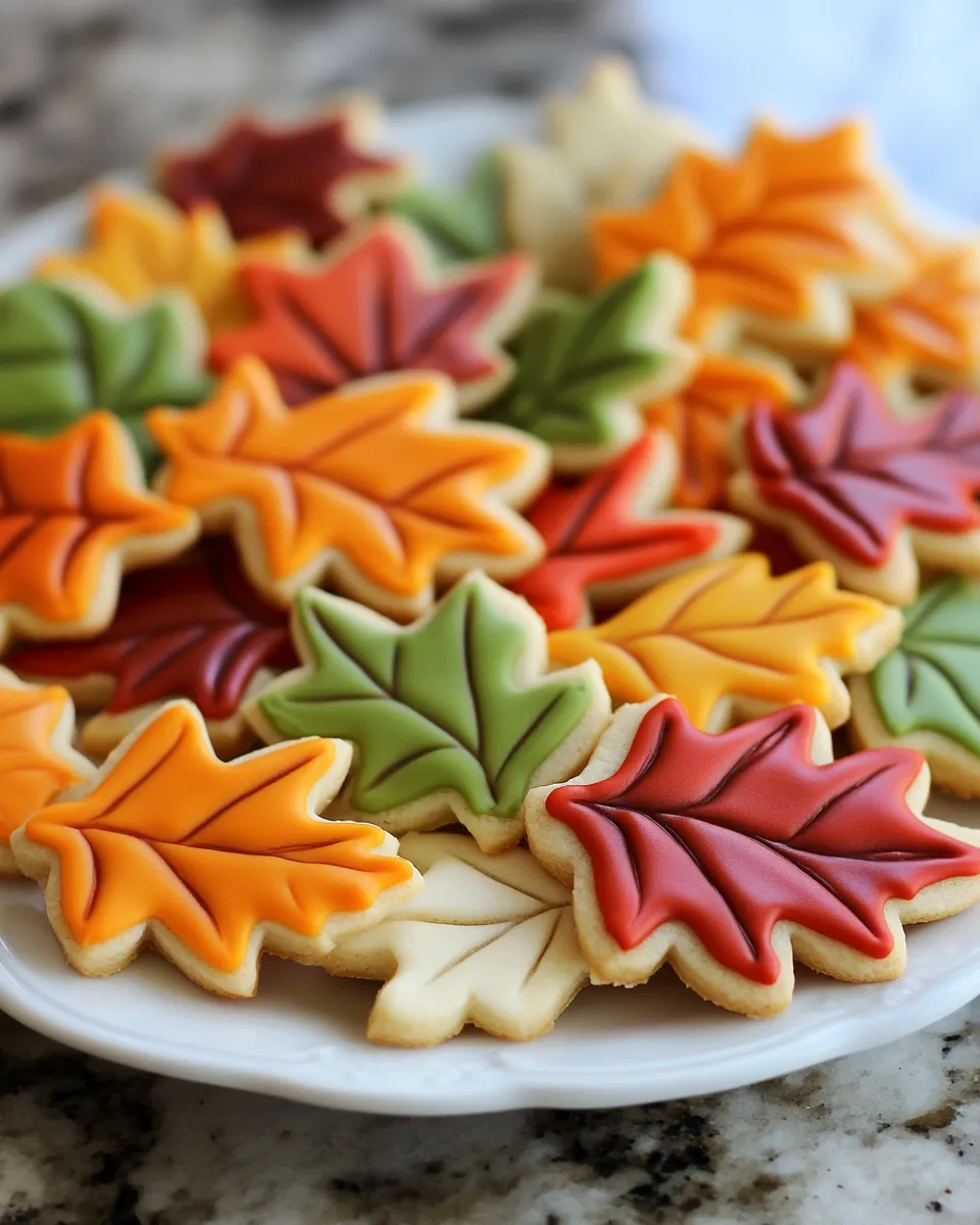 Autumn Leaf Sugar Cookies Recipe