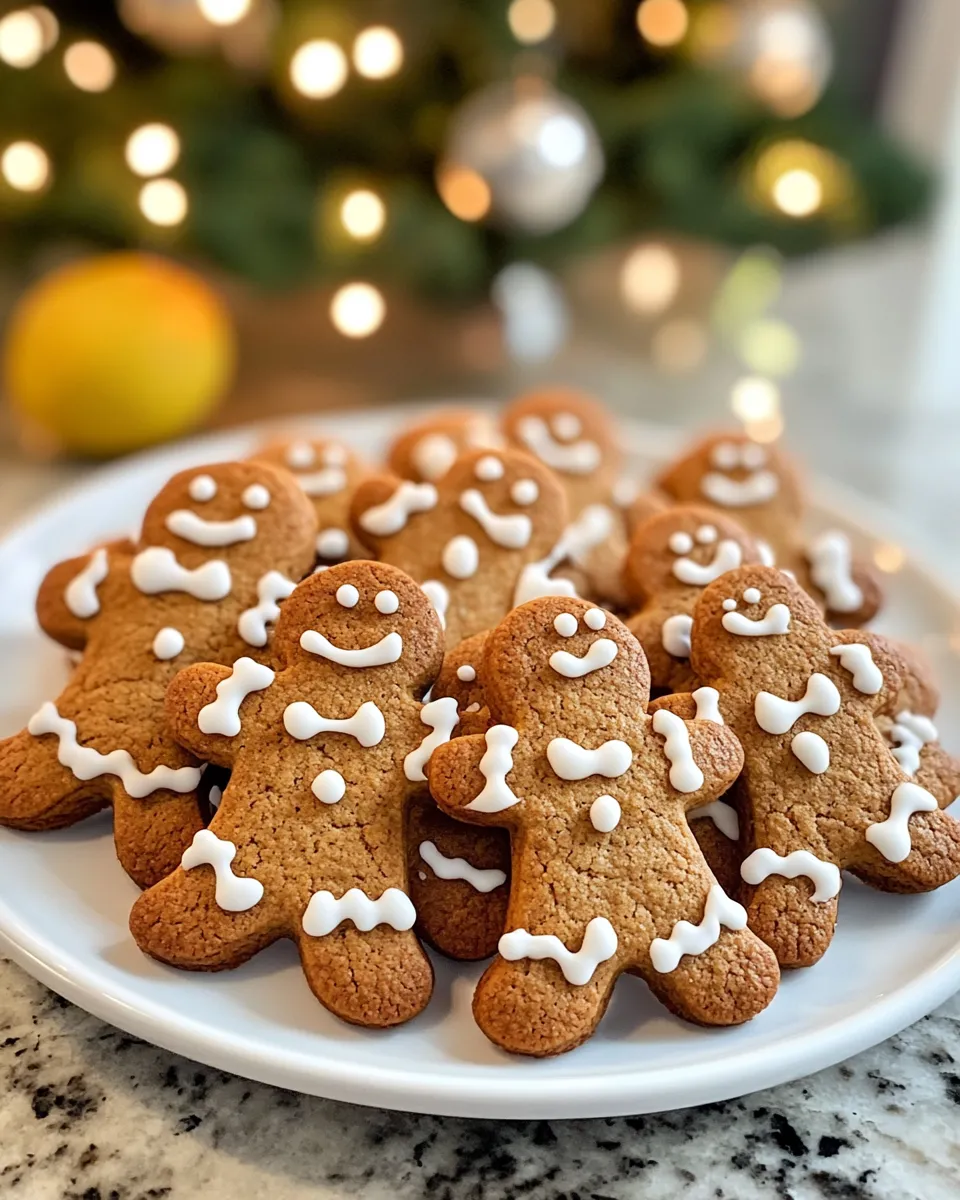 Gingerbread Cookies with Lemon Icing Recipe