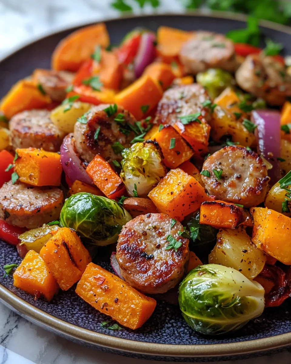 Autumn Harvest Chicken Sausage & Veggies Recipe