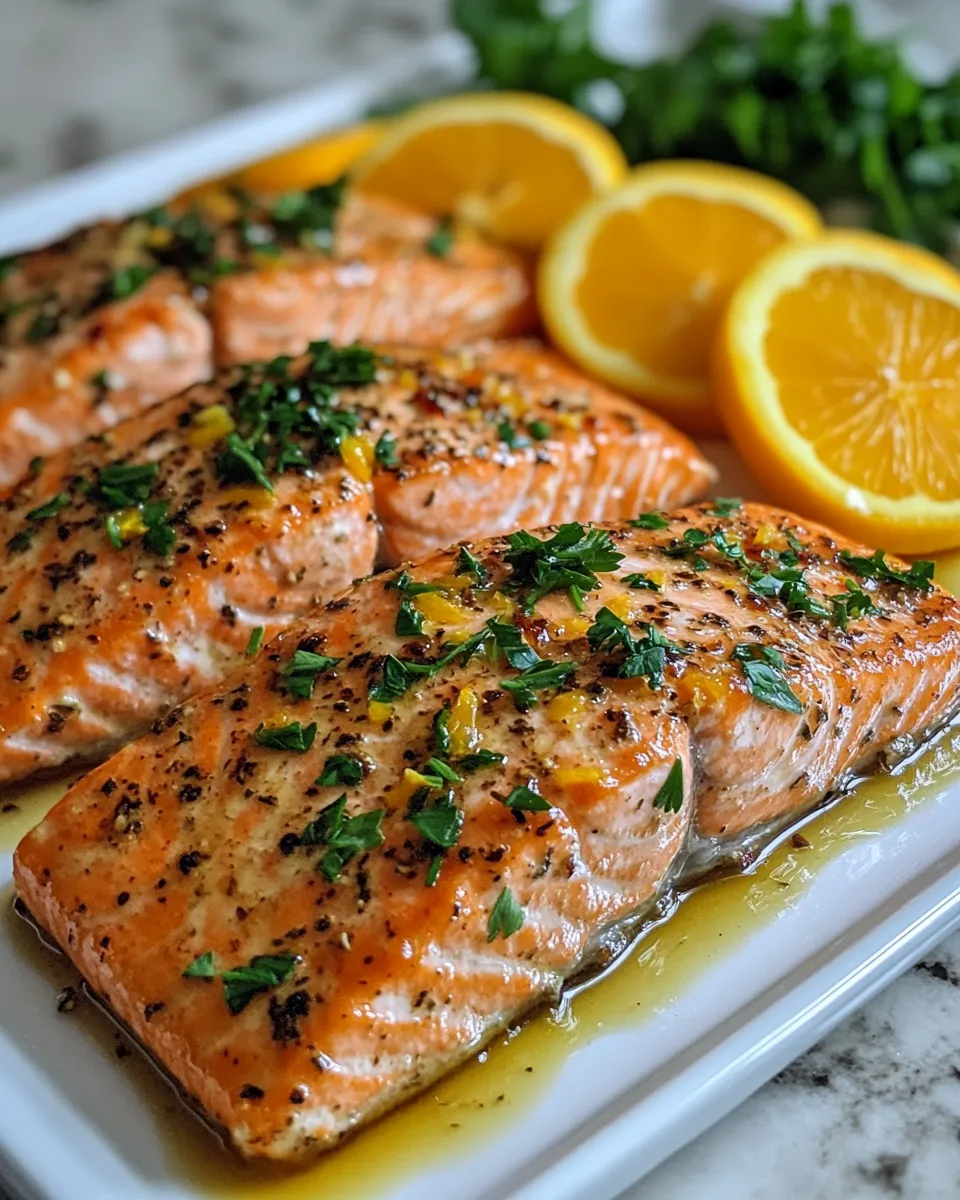 Citrus & Herb Baked Salmon Recipe