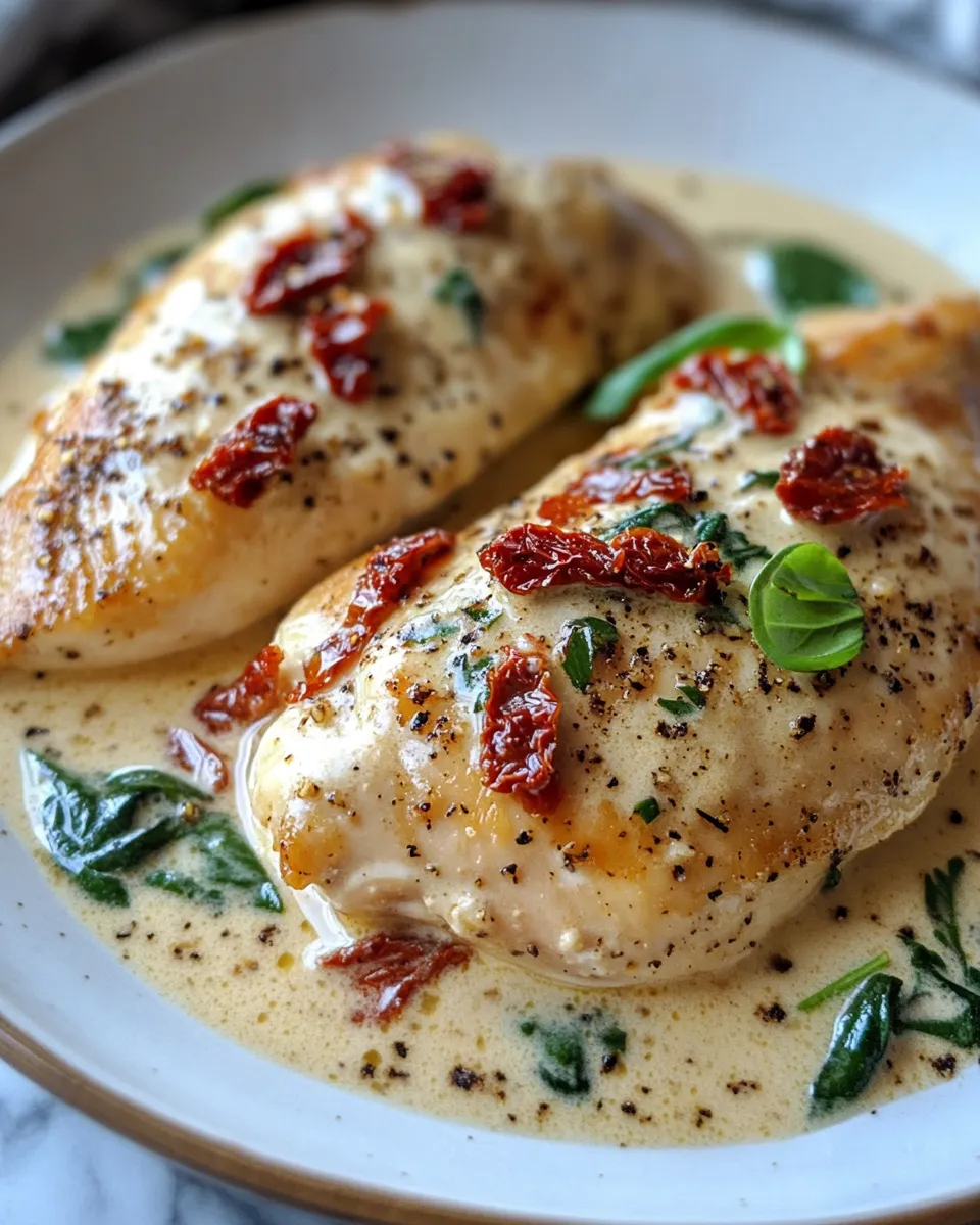 Creamy Tuscan Chicken Skillet Recipe