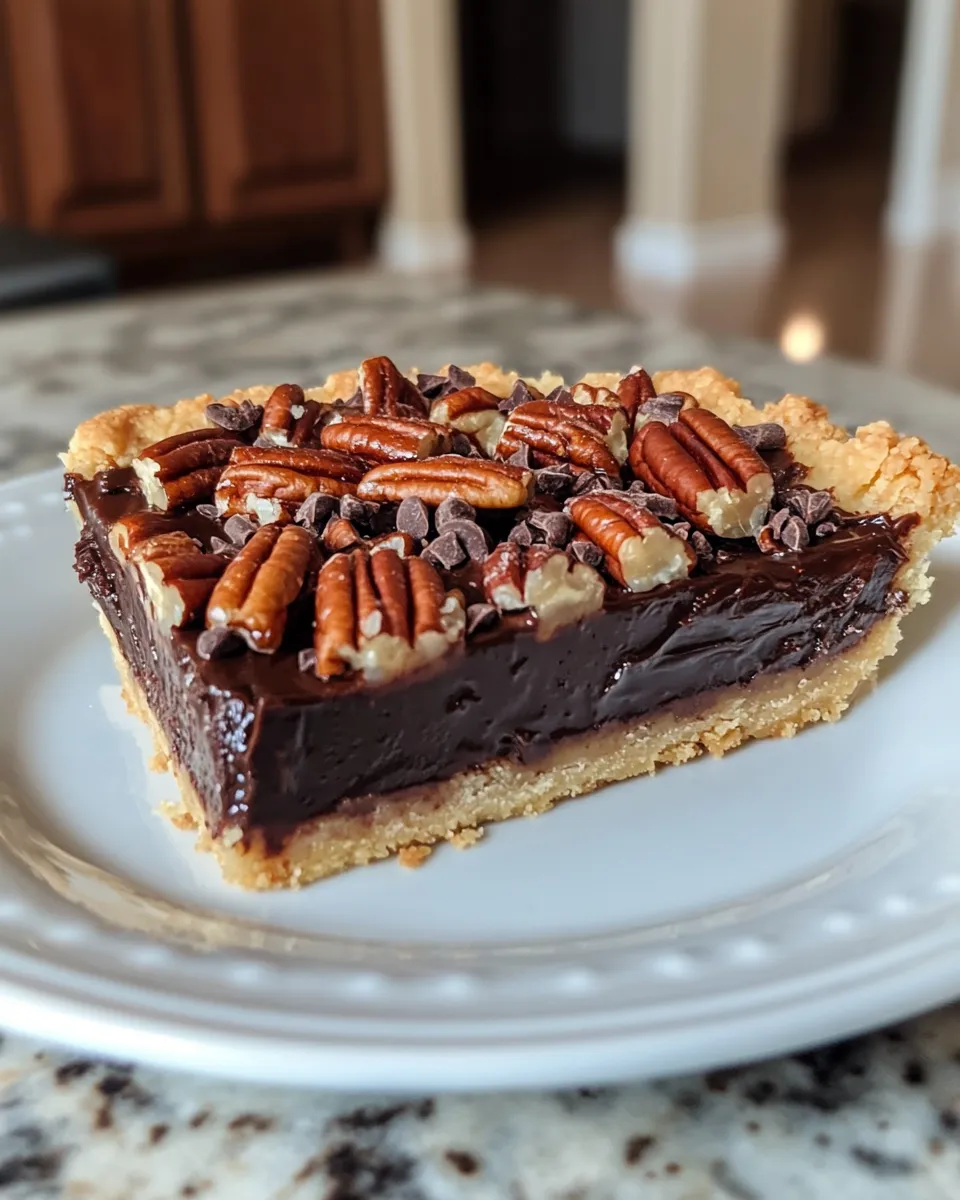 Chocolate Pecan Tart Recipe