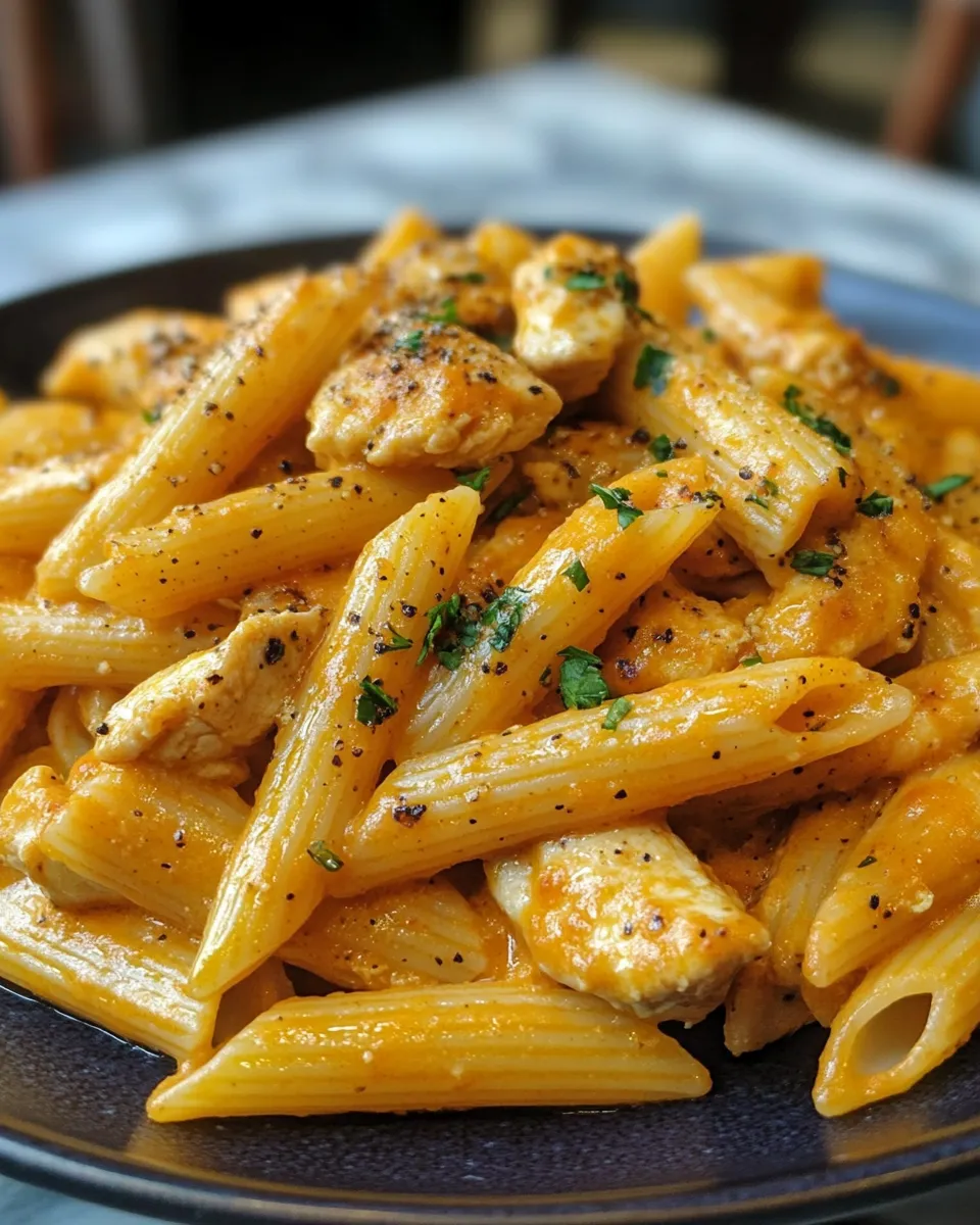 The Best Pumpkin Chicken Penne Recipe