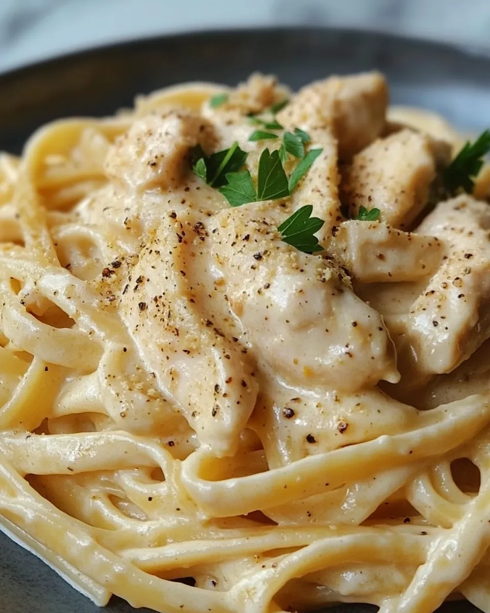 Chicken and Pumpkin Alfredo Pasta Recipe