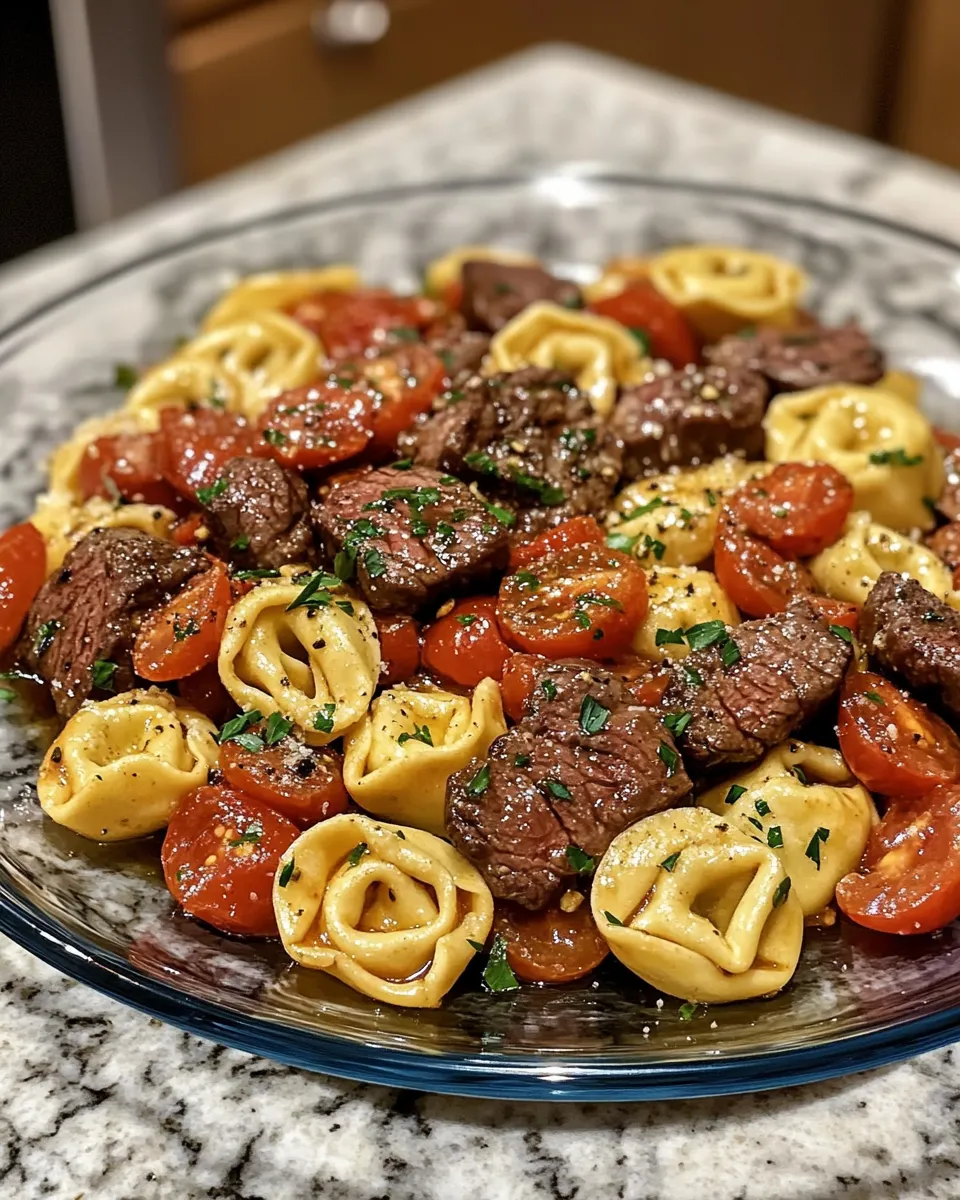 The Best Steak Bite Tomato Tortellini Recipe