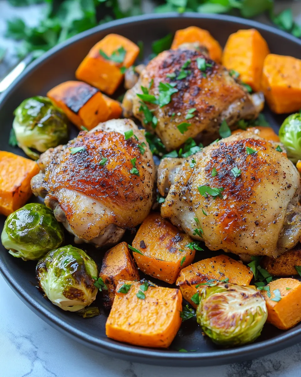 Autumn Harvest Chicken Sheet Pan Dinner Recipe