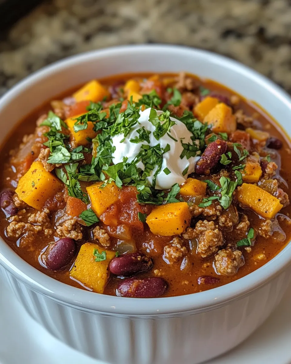 Pumpkin-Spiced Beef Chili Recipe