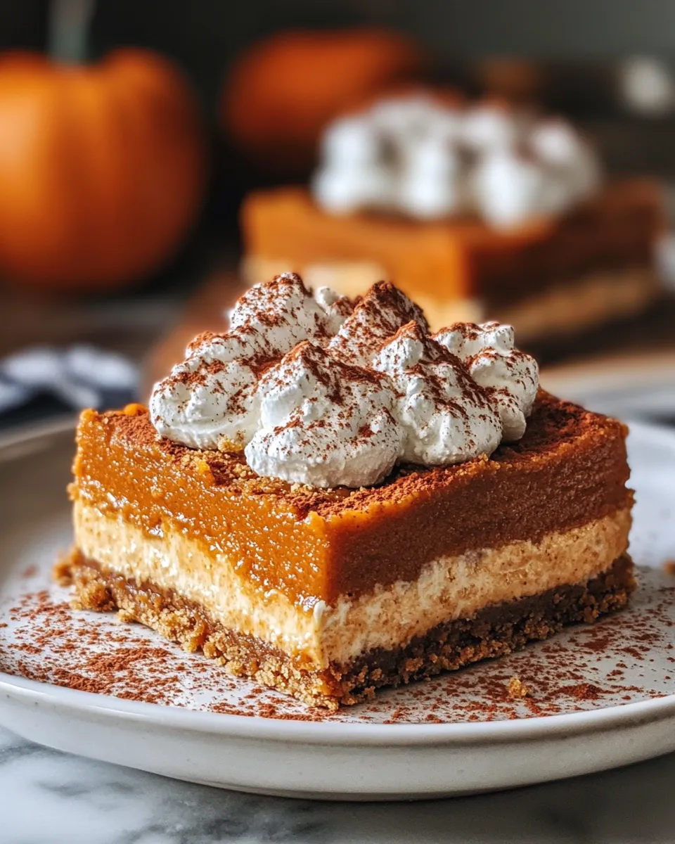 Pumpkin Pie Bliss Bars Recipe