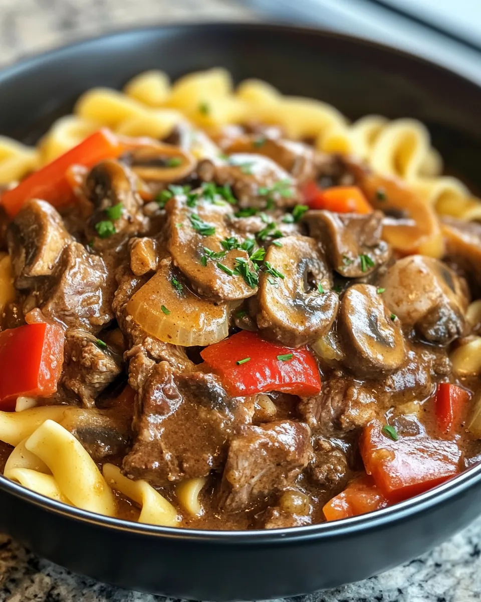 One-Pot Beef & Veggie Stroganoff Recipe