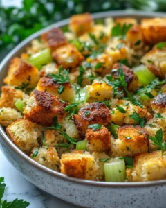 Buttery Cornbread Stuffing with Fresh Herbs Recipe 31 0 0 2025 10 19T000903.804