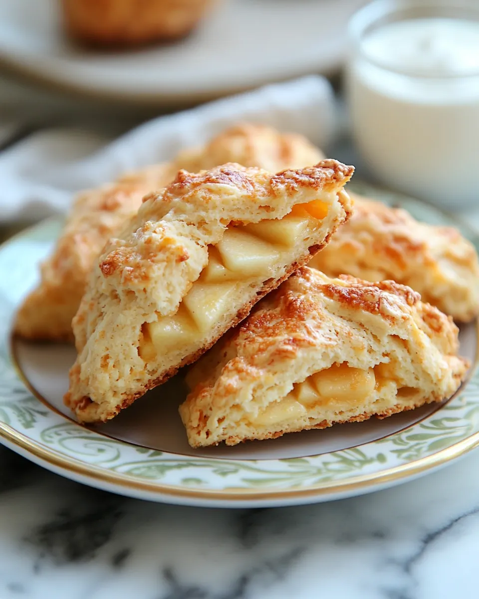 Spiced Apple & Cheddar Scones Recipe
