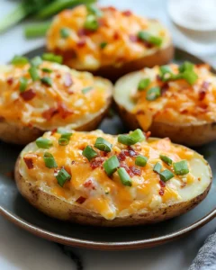 Cheesy Loaded Twice-Baked Potatoes Recipe 23 0 0 27