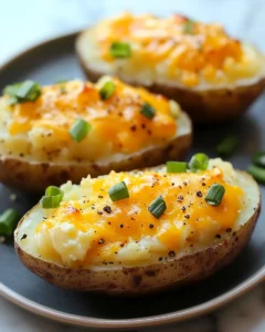 Creamy Ranch Twice-Baked Potatoes Recipe 25 0 0 28