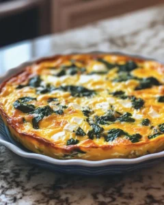 Spinach and Feta Crustless Quiche Recipe 24 0 0 5