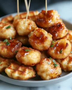 Chicken and Waffle Bites Recipe 34 0 0 7