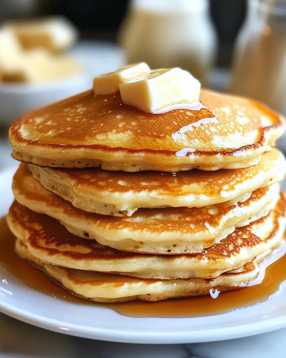 Classic Fluffy Buttermilk Pancakes Recipe