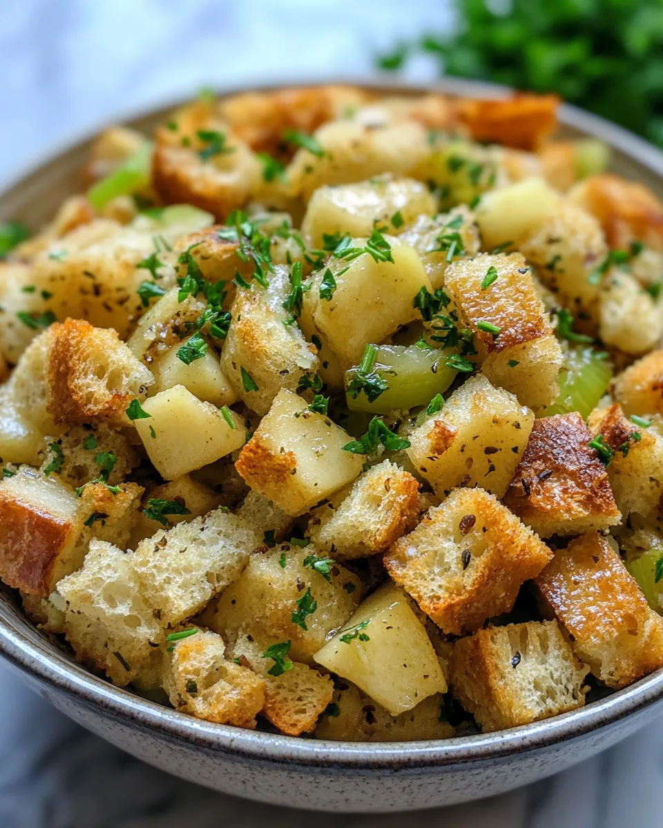 Autumnal Apple & Herb Stuffing Recipe