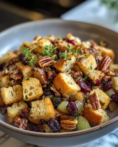Toasted Pecan & Cranberry Stuffing Recipe 29 0 1 15