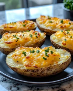 Sour Cream & Chive Twice-Baked Potatoes Recipe 22 0 1 20