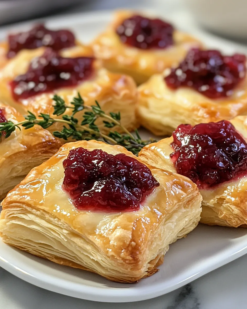 Cranberry Brie Bites Recipe