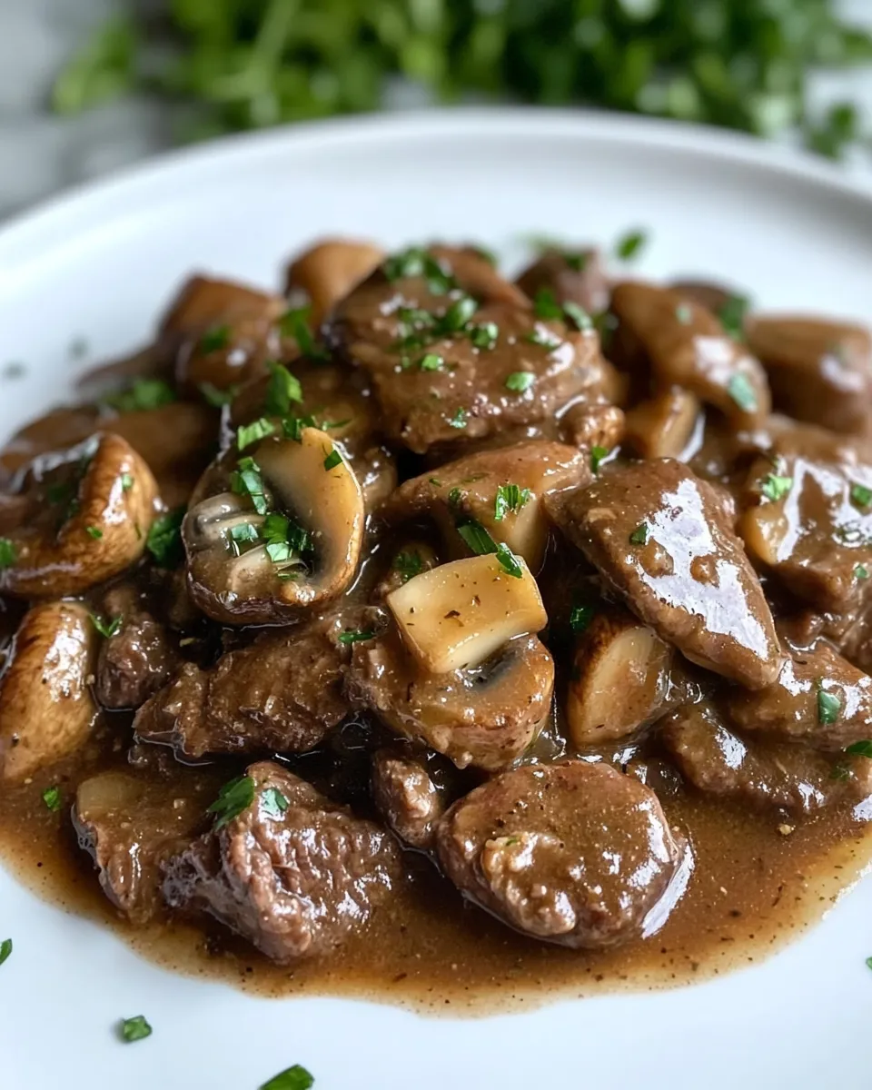 Savory Beef and Mushroom Gravy Recipe