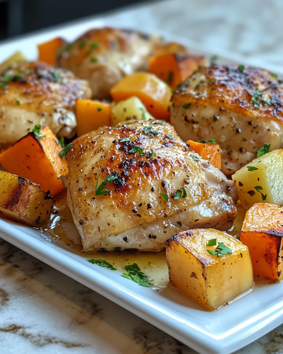 Savory Chicken and Root Vegetable Bake Recipe