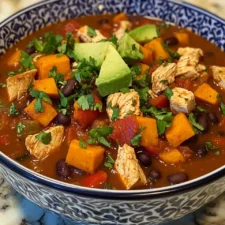 Hearty Chicken & Sweet Potato Chili Recipe