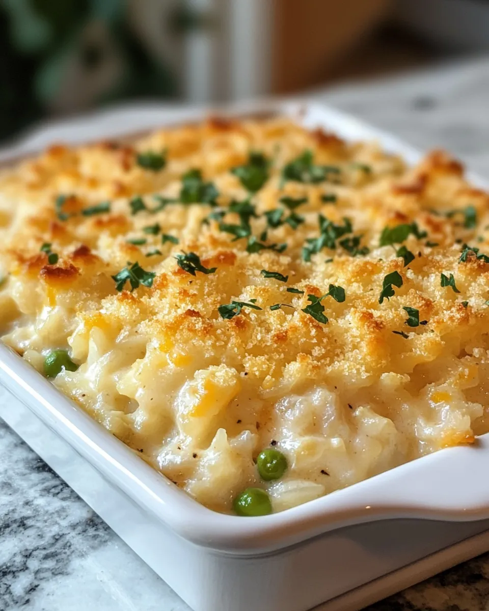 Creamy Turkey & Rice Casserole Recipe