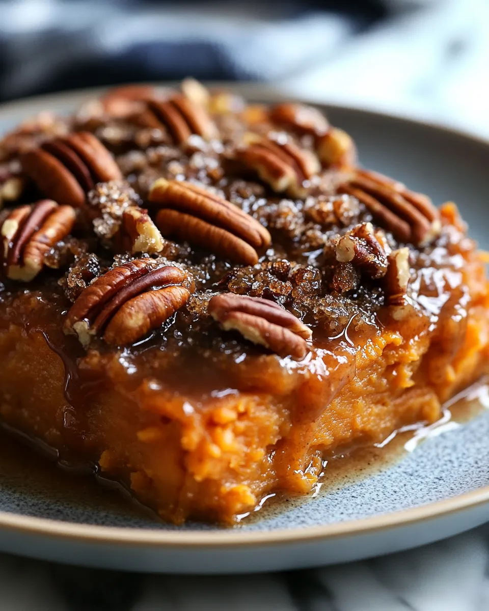 Pecan Praline Sweet Potato Bake Recipe