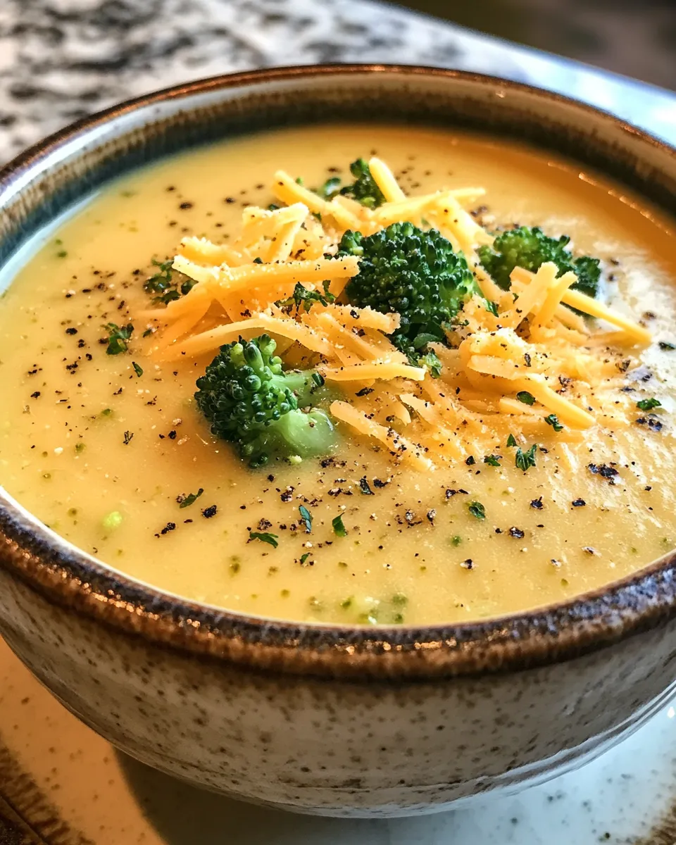 Broccoli Cheddar Soup Shooters Recipe
