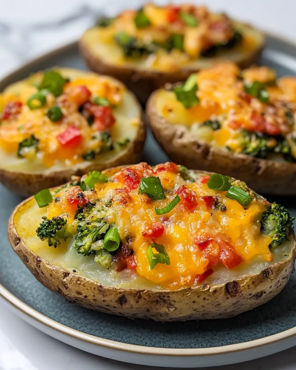Veggie Supreme Twice-Baked Potatoes Recipe