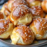 Pretzel Bites with Cheese Sauce Recipe 32 0 1 7