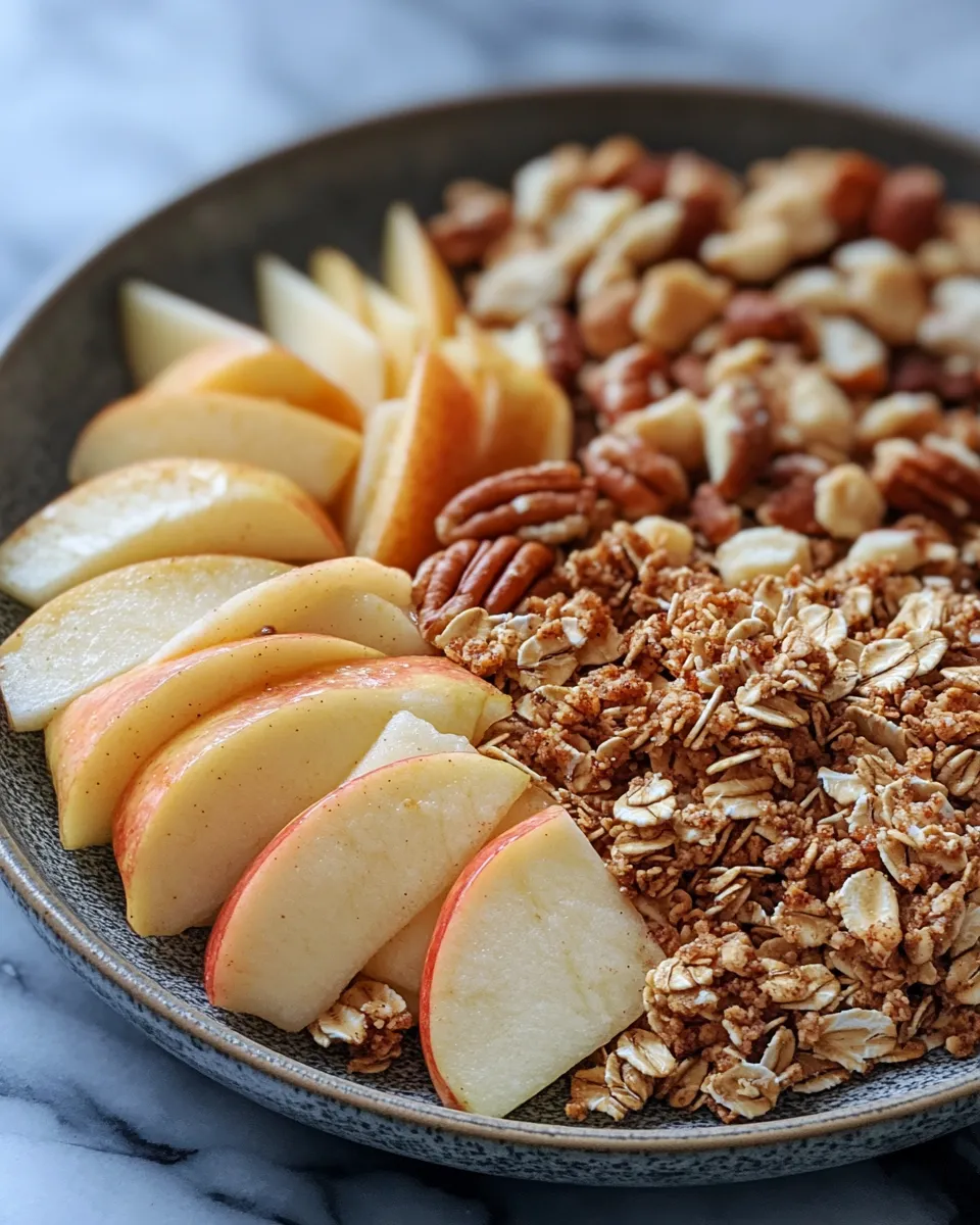 Apple Crumble Granola Breakfast Crisp Recipe