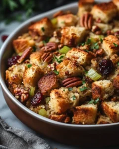 Tangy Cranberry Orange & Pecan Stuffing Recipe 29 0 2 18