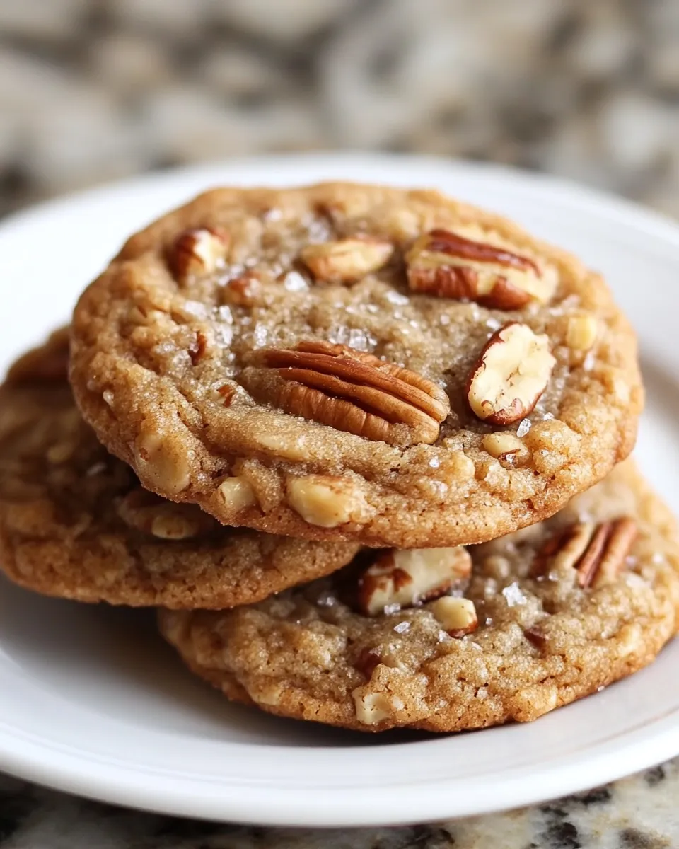 Maple Pecan Crunch Cookies Recipe