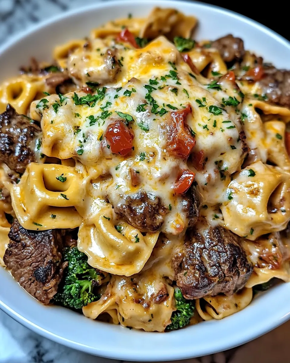 Broccoli & Sun-Dried Tomato Steak Tortellini Recipe