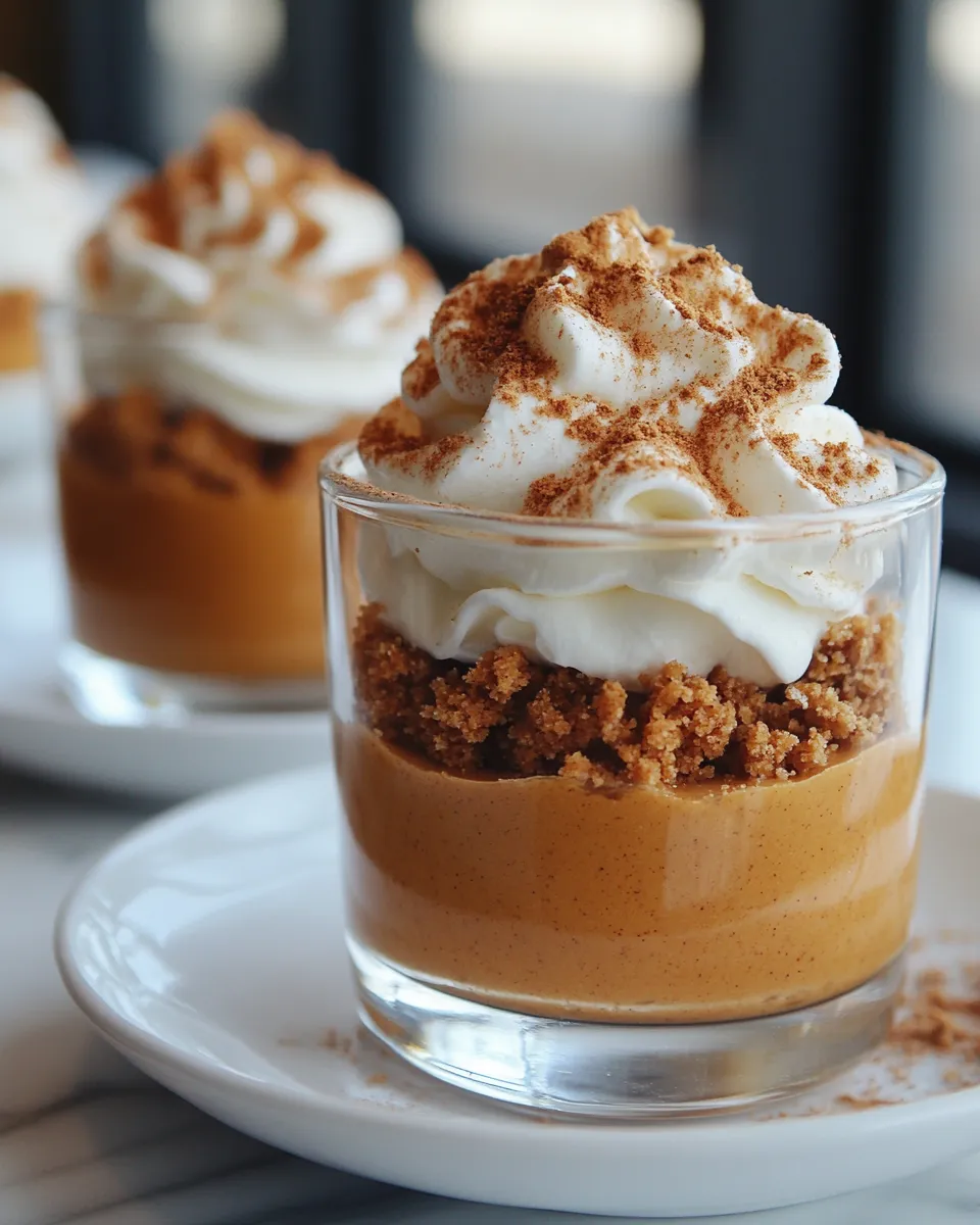 No-Bake Pumpkin Pie Parfaits Recipe