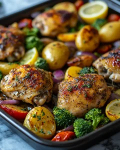 One-Pan Lemon Herb Roasted Chicken & Veggies Recipe 34 0 2 2025 10 15T223811.051