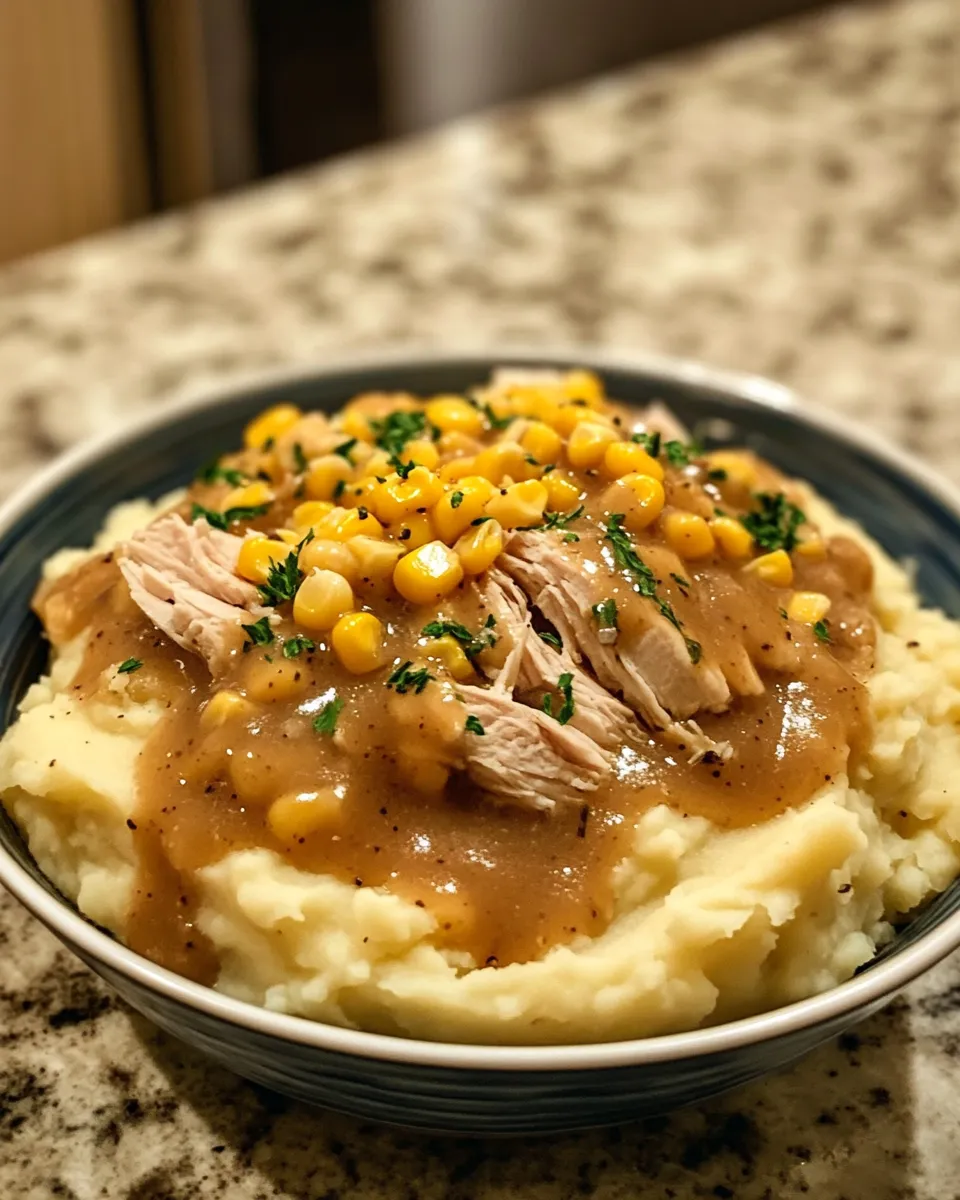 Turkey & Gravy Mashed Potato Bowls Recipe